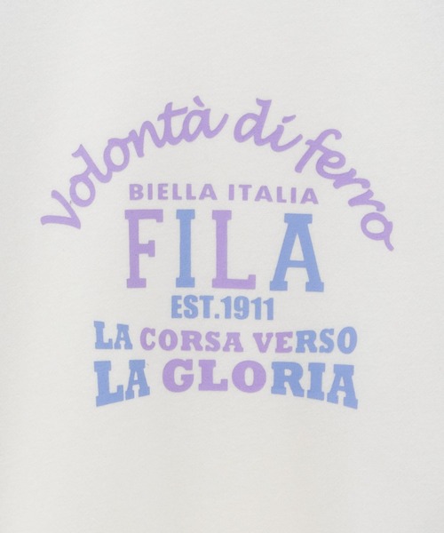FILA(フィラ)の「【 ガールズ 】FILA ラグラン配色チュニック トレーナー(スウェット・キッズ・ブラック/サックスブルー・120/130/140/150/160)」の16枚目の写真