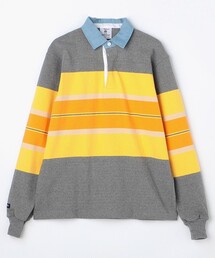 限定展開 BARBARIAN/バーバリアン HW Rugby Collar / ヘビーウェイト ラグビーカラー シャツ