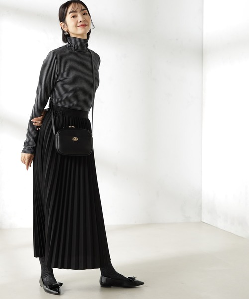 FOUND GOOD（ファウンドグッド）の「ソフトタッチフライスハイネック（Tシャツ/カットソー・レディース・ホワイト系5/ブラウン系/ブラック/グレー系/グレー系1・M/S/L）」の14枚目の写真