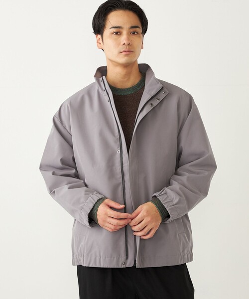 セール】SHIPS Colors:〈洗濯機可能〉スタンドカラー ブルゾン