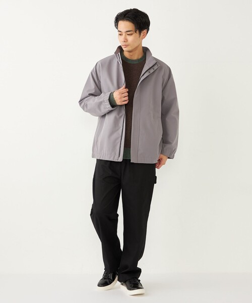 タグ付き未使用♪シップスゆったりウォータープルーフ加工ジップアップブルゾン♪ SHIPS Colors（シップスカラーズ） ブルゾン アウター SHIPS Colors