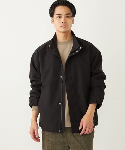 セール】SHIPS Colors:〈洗濯機可能〉スタンドカラー ブルゾン