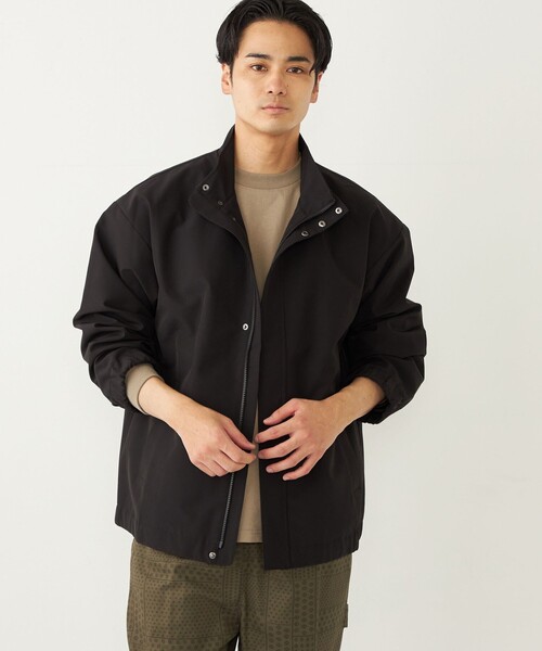 セール】SHIPS Colors:〈洗濯機可能〉スタンドカラー ブルゾン