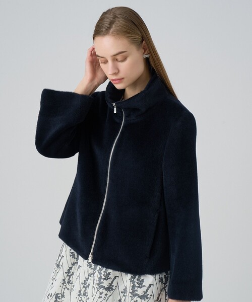 セール】アルパカシャギースタンドコート（その他アウター）｜ANAYI