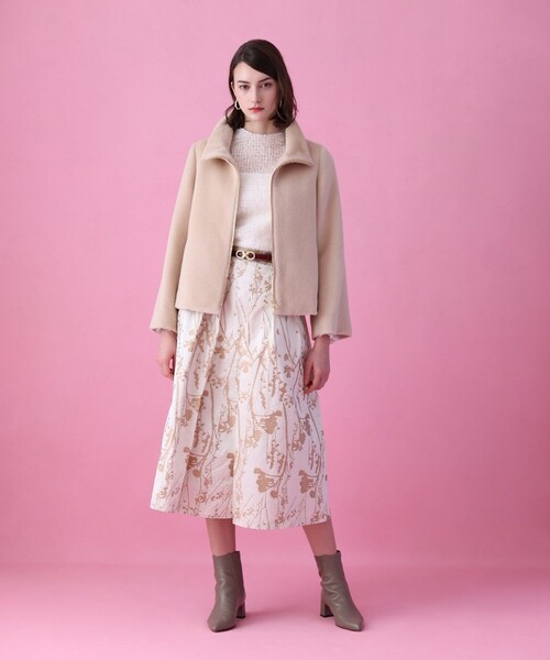 セール】アルパカシャギースタンドコート（その他アウター）｜ANAYI