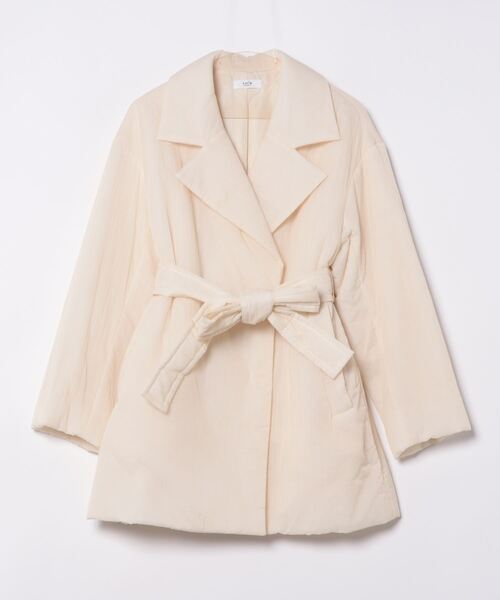 Lui's(ルイス)の「キルティングミドルコート(その他アウター・レディース・アイボリー/ブラック/モカ・FREE)」の15枚目の写真