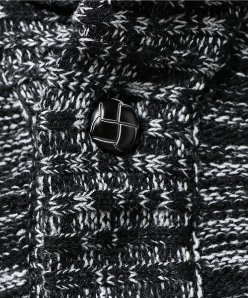 ARCADE(アーケード)の「ショールカラー ケーブル編みニット カーディガン(カーディガン/ボレロ・メンズ・ブラックミックス/ベージュ/ミックスグレー/ワイン/ブラック・L/LL/M)」の8枚目の写真