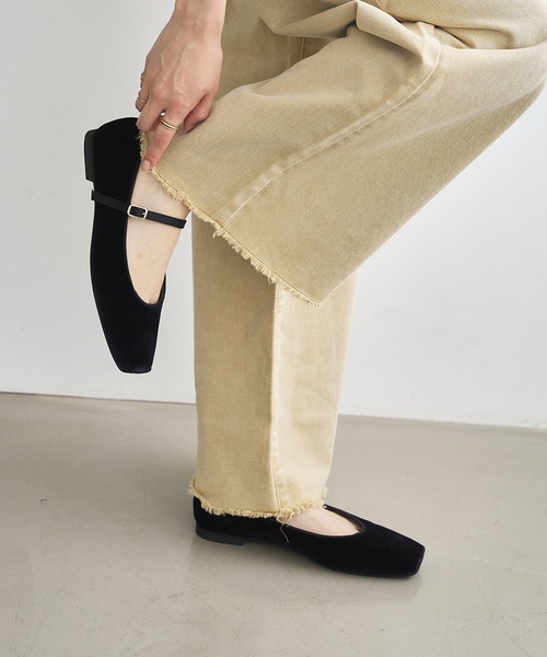 LE TALON ルタロン　スクエアソフトメリージェーン スクエアソフトメリージェーン（フラットシューズ）｜LE TALON