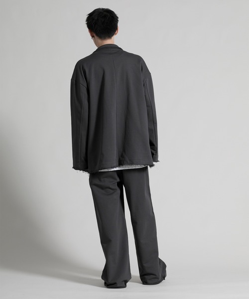 aimoha（アイモハ）の「【aimoha neo】Oversized Double-breasted Blazer（テーラードジャケット・メンズ・ブラウン/ダークグレー・MEDIUM/LARGE/X-LARGE）」の15枚目の写真