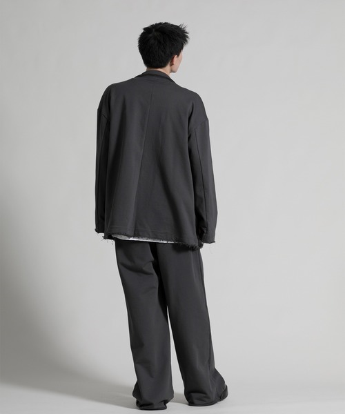 aimoha（アイモハ）の「【aimoha neo】Oversized Double-breasted Blazer（テーラードジャケット・メンズ・ブラウン/ダークグレー・MEDIUM/LARGE/X-LARGE）」の16枚目の写真