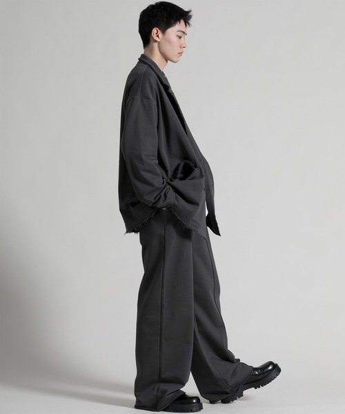 aimoha（アイモハ）の「【aimoha neo】Oversized Double-breasted Blazer（テーラードジャケット・メンズ・ブラウン/ダークグレー・MEDIUM/LARGE/X-LARGE）」の20枚目の写真