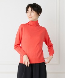 ウォッシャブルウールベーシックタートルネックニット《HARMONY》