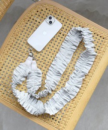 utatane（ウタタネ）の「ストラップ ラメフリルショルダー ストラップホールシート付（スマホグッズ）」
