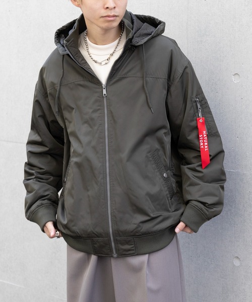 【セール】【MAISON CLUB】リブフーディブルゾン /45407700（ブルゾン）｜MAISON CLUB（メゾンクラブ）