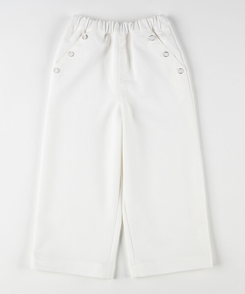 COMME CA ISM(コムサイズム)の「マリンテイスト ワイドパンツ(その他パンツ・キッズ・オフホワイト・110cm/120cm/130cm)」の4枚目の写真