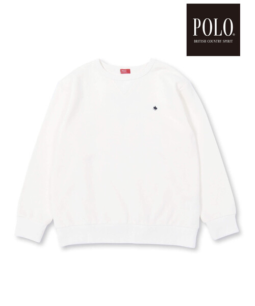 SLAP SLIP(スラップスリップ)の「【POLO BCS(ポロ・ビーシーエス)×SLAP SLIPコラボ】【お揃い】胸刺しゅうバックプリントトレーナー(スウェット・レディース・オフホワイト/ネイビー・FREE)」の7枚目の写真