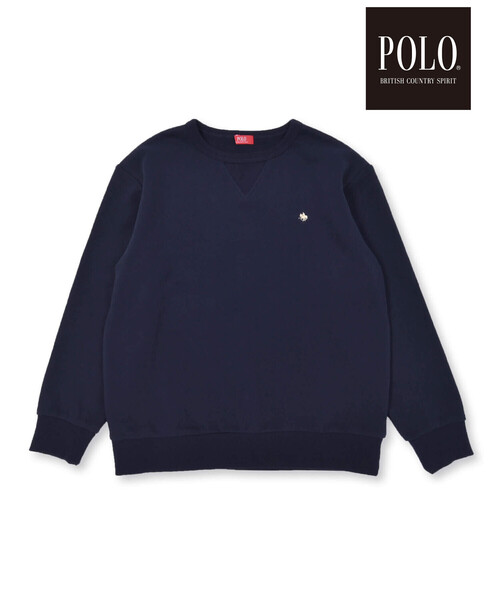 SLAP SLIP(スラップスリップ)の「【POLO BCS(ポロ・ビーシーエス)×SLAP SLIPコラボ】【お揃い】胸刺しゅうバックプリントトレーナー(スウェット・レディース・オフホワイト/ネイビー・FREE)」の12枚目の写真