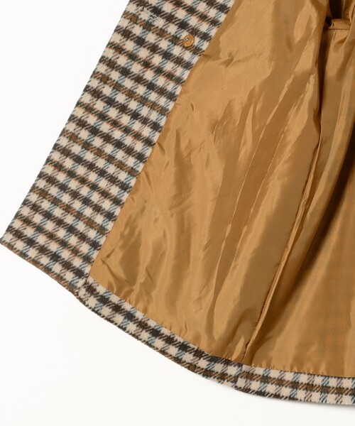 B:MING by BEAMS（ビーミングバイビームス）の「ファー襟 チェック柄 ダブル コート（100～140cm）（ダウンジャケット/コート・キッズ・ベージュ/ネイビー・110/120/130/140/100）」の18枚目の写真