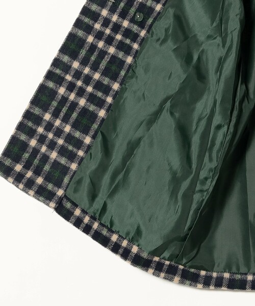 B:MING by BEAMS（ビーミングバイビームス）の「ファー襟 チェック柄 ダブル コート（100～140cm）（ダウンジャケット/コート・キッズ・ベージュ/ネイビー・110/120/130/140/100）」の22枚目の写真