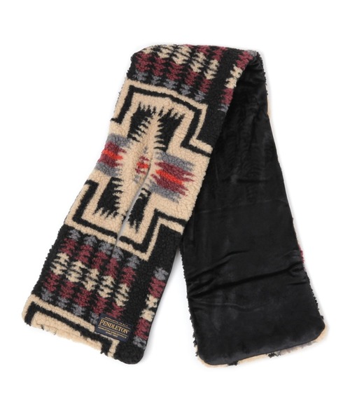 PENDLETON（ペンドルトン）の「【PENDLETON(ペンドルトン)】BOA MUFFLER（WOMEN)（ストール/ショール・レディース・オフホワイト/ブラック・FREE）」の5枚目の写真