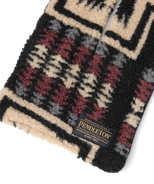 PENDLETON（ペンドルトン）の「【PENDLETON(ペンドルトン)】BOA MUFFLER（WOMEN)（ストール/ショール・レディース・オフホワイト/ブラック・FREE）」の7枚目の写真
