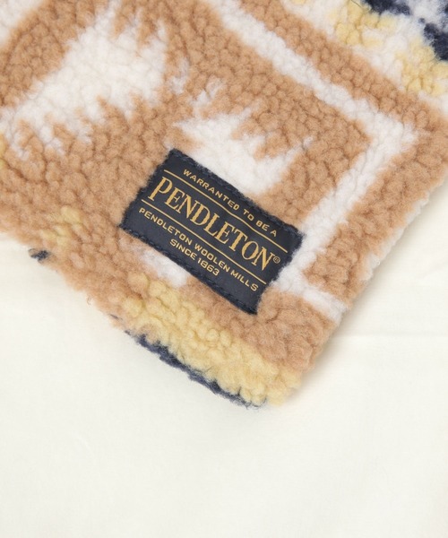 PENDLETON（ペンドルトン）の「【PENDLETON(ペンドルトン)】BOA MUFFLER（WOMEN)（ストール/ショール・レディース・オフホワイト/ブラック・FREE）」の10枚目の写真