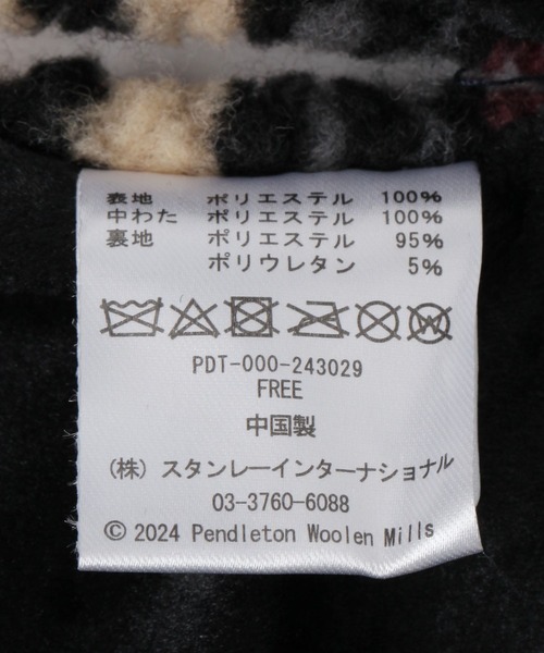 PENDLETON（ペンドルトン）の「【PENDLETON(ペンドルトン)】BOA MUFFLER（WOMEN)（ストール/ショール・レディース・オフホワイト/ブラック・FREE）」の12枚目の写真