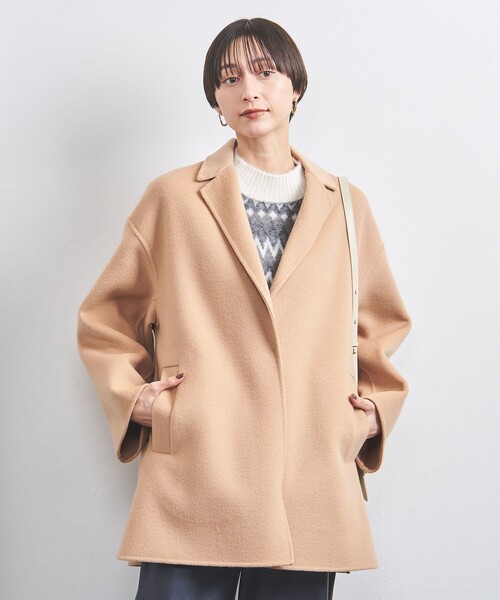 ユナイテッドアローズ34リバーミドルテーラードコート　グリーンレーベル B&Y UNITED ARROWS（ユナイテッドアローズ）の「リバー テーラード ミドル