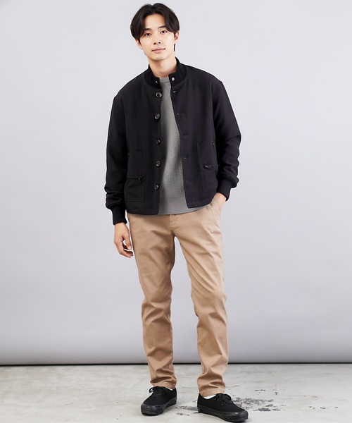 jiggys shop（ジギーズショップ）の「撥水加工 ショート丈 パデット 中綿ブルゾン（ブルゾン・メンズ・チャコールグレー/ブラック・MEDIUM/X-LARGE/LARGE）」の20枚目の写真