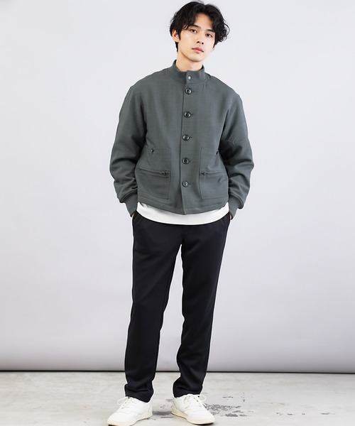 jiggys shop（ジギーズショップ）の「撥水加工 ショート丈 パデット 中綿ブルゾン（ブルゾン・メンズ・チャコールグレー/ブラック・MEDIUM/X-LARGE/LARGE）」の17枚目の写真