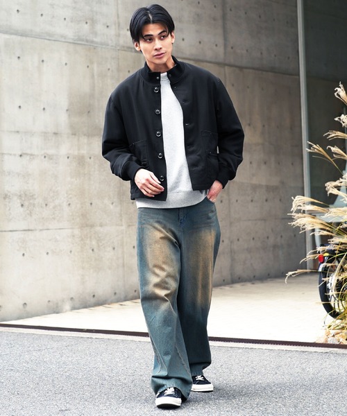 jiggys shop（ジギーズショップ）の「撥水加工 ショート丈 パデット 中綿ブルゾン（ブルゾン・メンズ・チャコールグレー/ブラック・MEDIUM/X-LARGE/LARGE）」の22枚目の写真