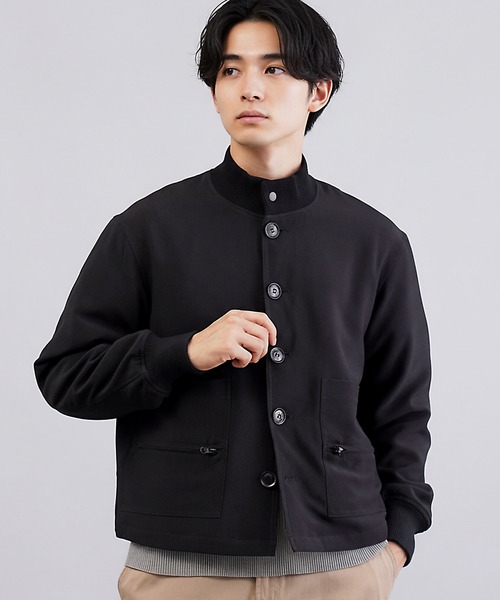jiggys shop（ジギーズショップ）の「撥水加工 ショート丈 パデット 中綿ブルゾン（ブルゾン・メンズ・チャコールグレー/ブラック・MEDIUM/X-LARGE/LARGE）」の21枚目の写真