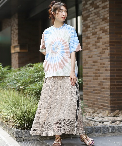 go slow caravan 万物タイダイTシャツ【WEB限定】 go slow caravan 万物タイダイTシャツ【WEB限定】 / Tシャツ