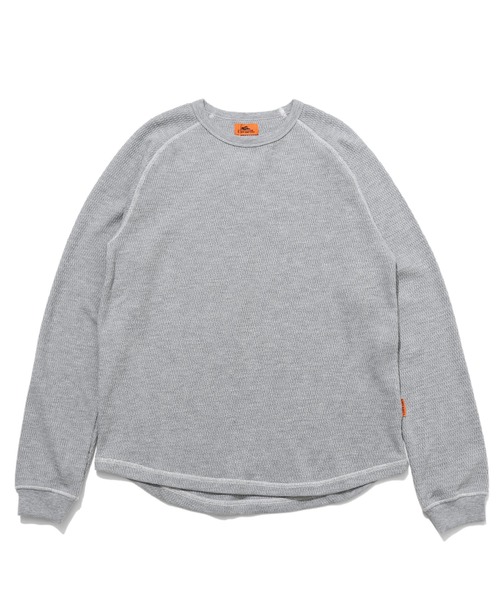 KRIFF MAYER（クリフメイヤー）の「ハニカムワッフルロンT（Tシャツ/カットソー・メンズ・グレー/ナチュラル/ネイビー/チャコール・MEDIUM/X-LARGE/LARGE）」の5枚目の写真