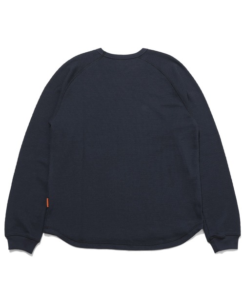 KRIFF MAYER（クリフメイヤー）の「ハニカムワッフルロンT（Tシャツ/カットソー・メンズ・グレー/ナチュラル/ネイビー/チャコール・MEDIUM/X-LARGE/LARGE）」の6枚目の写真