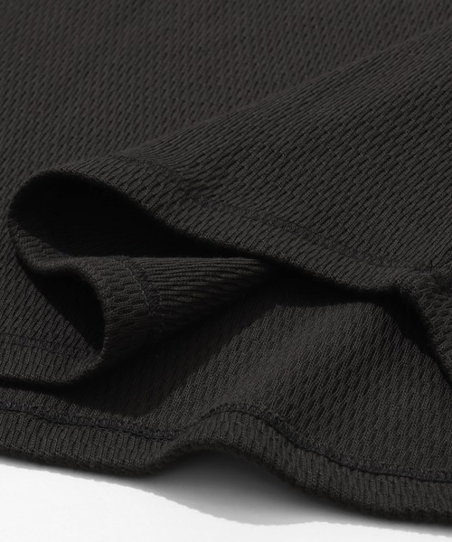 KRIFF MAYER（クリフメイヤー）の「ハニカムワッフルロンT（Tシャツ/カットソー・メンズ・グレー/ナチュラル/ネイビー/チャコール・MEDIUM/X-LARGE/LARGE）」の9枚目の写真