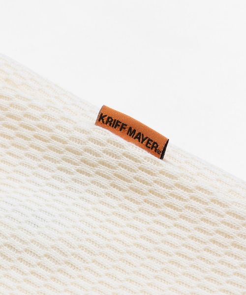 KRIFF MAYER（クリフメイヤー）の「ハニカムワッフルロンT（Tシャツ/カットソー・メンズ・グレー/ナチュラル/ネイビー/チャコール・MEDIUM/X-LARGE/LARGE）」の11枚目の写真