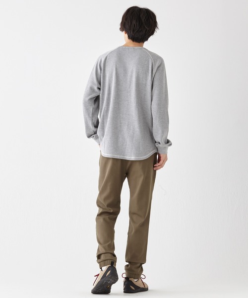 KRIFF MAYER（クリフメイヤー）の「ハニカムワッフルロンT（Tシャツ/カットソー・メンズ・グレー/ナチュラル/ネイビー/チャコール・MEDIUM/X-LARGE/LARGE）」の18枚目の写真