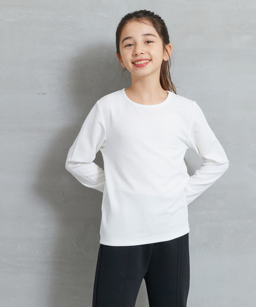 セール】【WEB限定セール】キッズ フェイクファービスチェ長袖Tシャツ