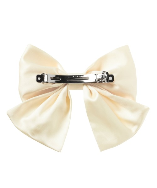 INGNI(イング)の「サテンリボンバレッタ(その他ヘアアクセサリー・レディース・アイボリー/ピンク/ブラック/グレー系その他・ONE SIZE)」の6枚目の写真