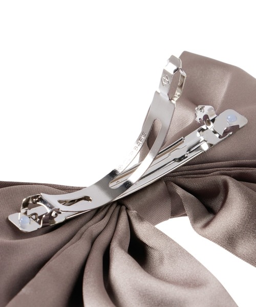 INGNI(イング)の「サテンリボンバレッタ(その他ヘアアクセサリー・レディース・アイボリー/ピンク/ブラック/グレー系その他・ONE SIZE)」の12枚目の写真