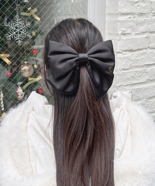 INGNI(イング)の「サテンリボンバレッタ(その他ヘアアクセサリー・レディース・アイボリー/ピンク/ブラック/グレー系その他・ONE SIZE)」の17枚目の写真