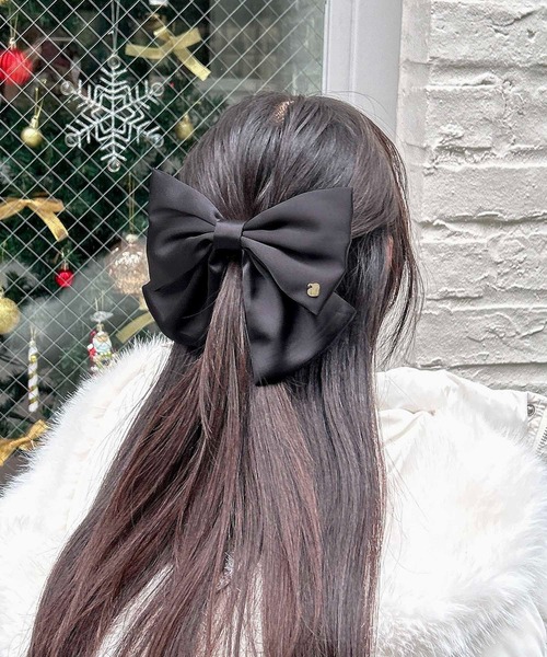 INGNI(イング)の「サテンリボンバレッタ(その他ヘアアクセサリー・レディース・アイボリー/ピンク/ブラック/グレー系その他・ONE SIZE)」の18枚目の写真