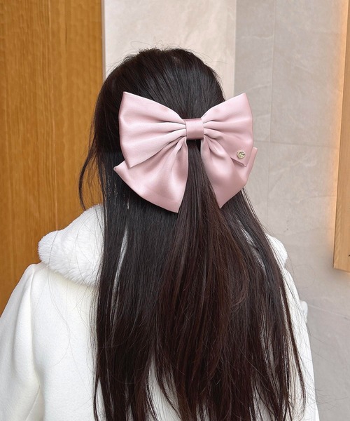 INGNI(イング)の「サテンリボンバレッタ(その他ヘアアクセサリー・レディース・アイボリー/ピンク/ブラック/グレー系その他・ONE SIZE)」の21枚目の写真