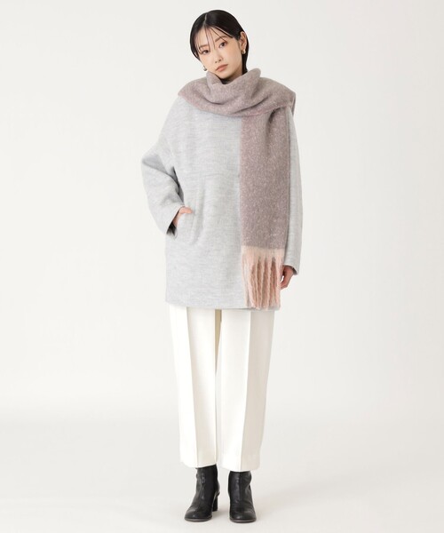 CAST:（キャストコロン）の「ビックストール（マフラー・レディース・グレー系その他2/ピンク系その他2・FREE）」の4枚目の写真