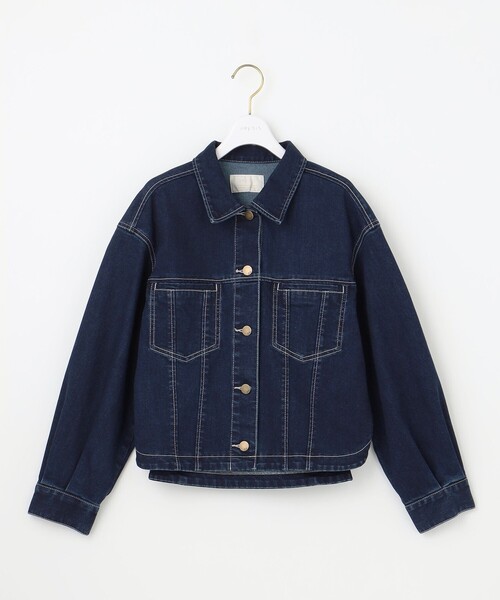 セール】【洗える】ストレッチライトデニム ジャケット（デニム
