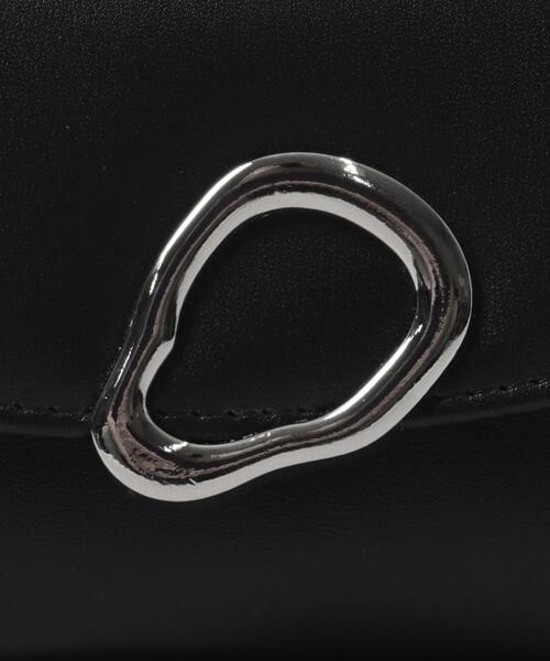 WEGO（ウィゴー）の「WEGO/ニュアンスパーツフラップウォレット（財布・レディース・オフホワイト/シルバー/ブラック・FREE）」の18枚目の写真