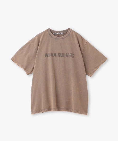 ANNA SUI NYC(アナ スイ エヌ ワイ シー)の「ダブルジェルプリントブリーチTシャツ(Tシャツ/カットソー・レディース・パープル/ブラック・FREE)」の13枚目の写真