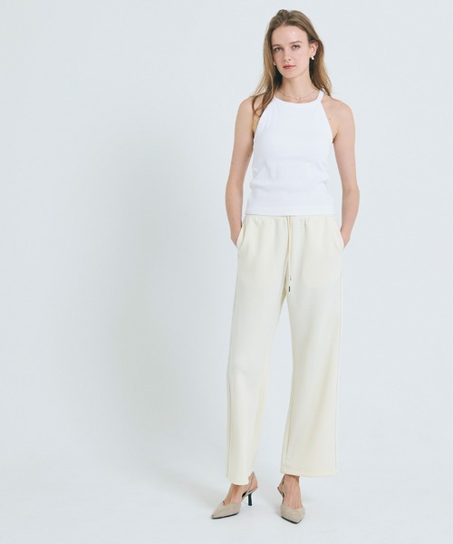 coca（coca）（コカ）の「OUT BRA  テレコリブアメスリタンクトップ（タンクトップ・レディース・ブラック/その他1/チャコール/ホワイト・S/L/M）」の9枚目の写真