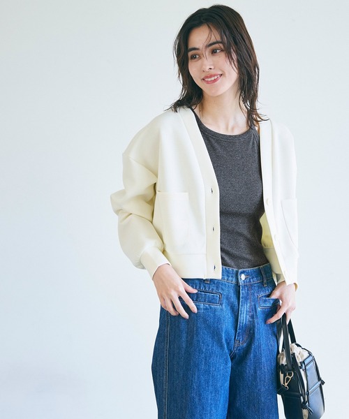 coca（coca）（コカ）の「OUT BRA  テレコリブアメスリタンクトップ（タンクトップ・レディース・ブラック/その他1/チャコール/ホワイト・S/L/M）」の14枚目の写真